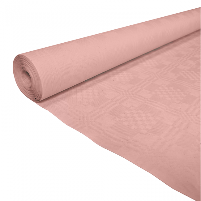 Papirduk på rull pink 1,9x8m
