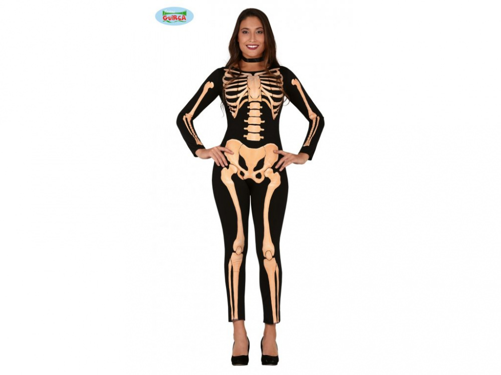Skeleton jumpsuit L
