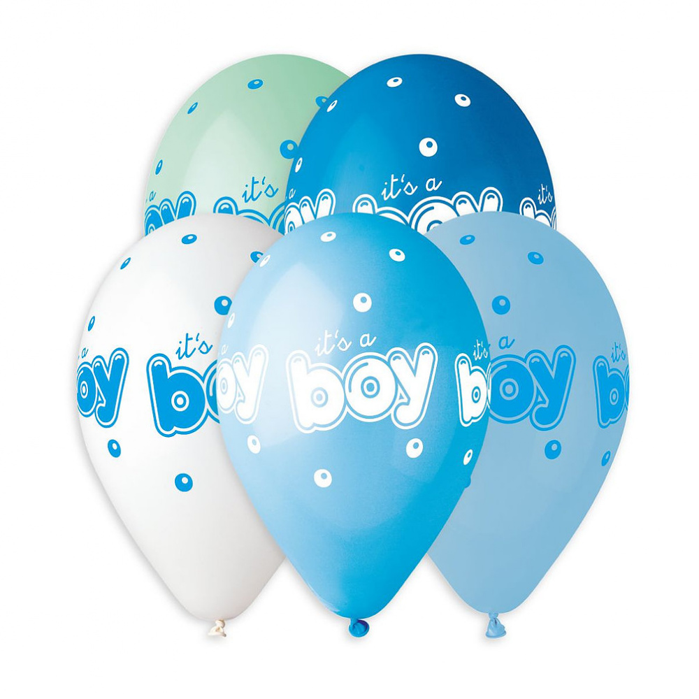 Its a boy bubbles ballonger 5 pk