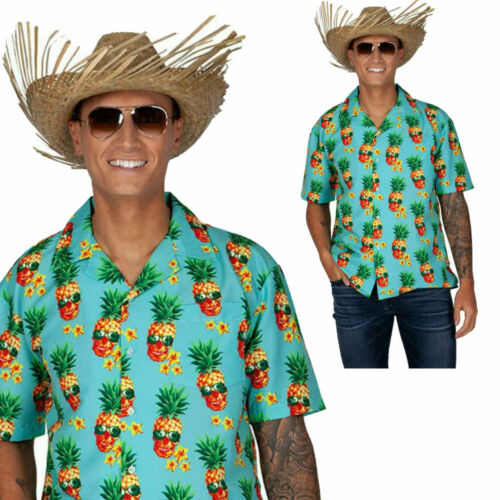 Hawaiiskjorte ananas str.XL