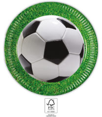 Fotballparty fat grønne 23cm 8 pk