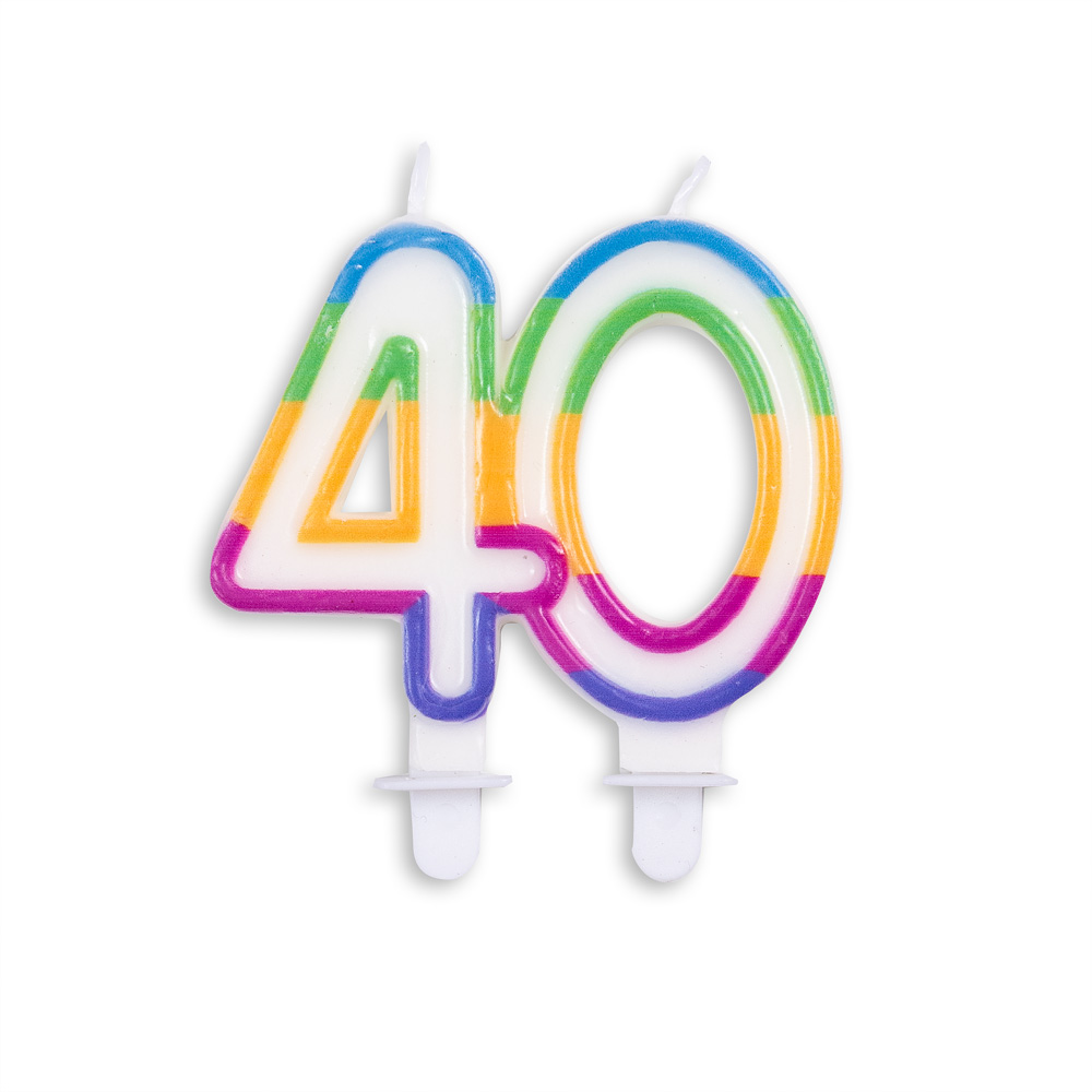 Kakelys 40 år multicolor