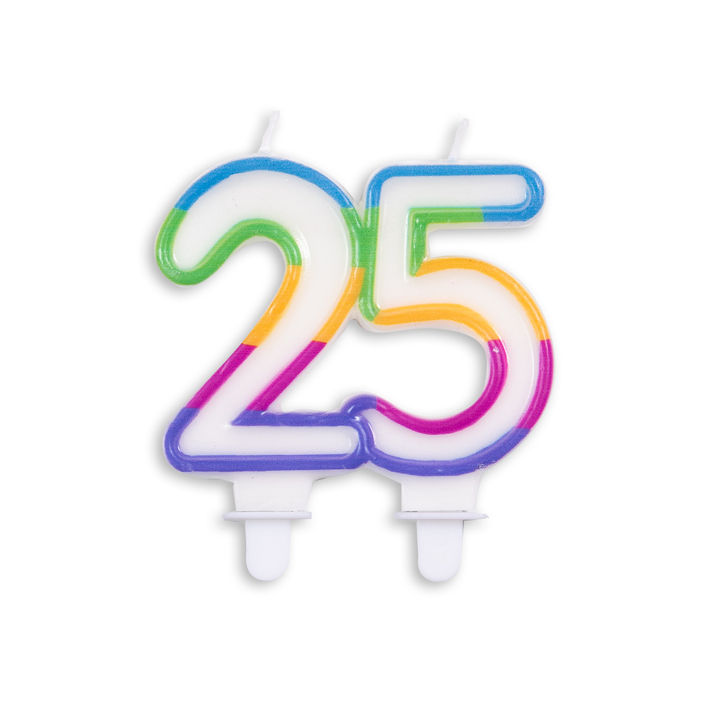 Kakelys 25 år multicolor