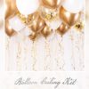Balloon Ceiling Kit - Gold/Chrome