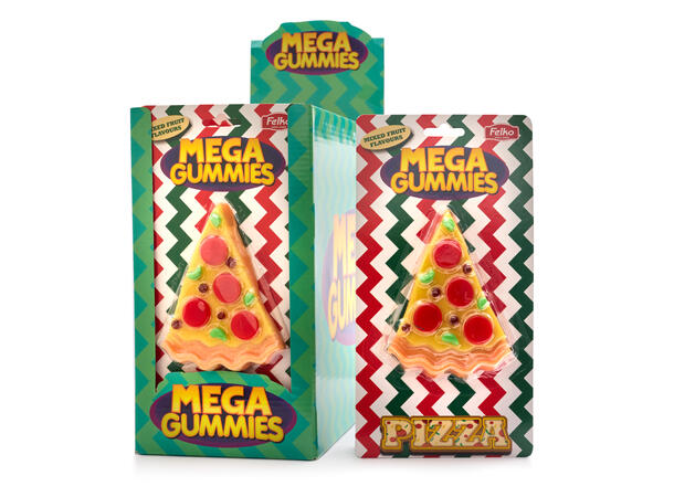 Mega gummies pizza slice 120gr