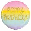 Folie pastell happy birthday