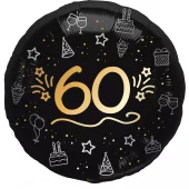 Folieballon - "60" - Shining Glam - 45 cm - Folat