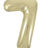 Tallballong 7 hvitt gull 86 cm