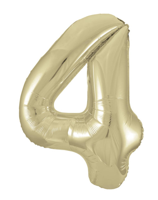 Tallballong 4 hvitt gull 86 cm