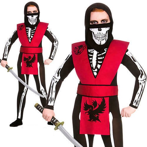 Skeleton ninja 11-13 år