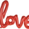 Ballong-ord Love rød 119cm