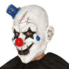 Clown with minihat latexmaske