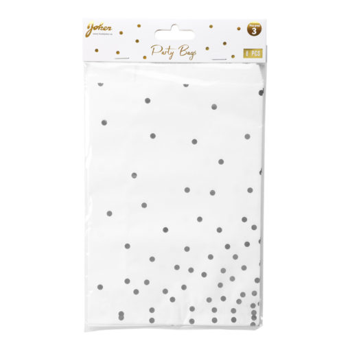 Godteposer i papir silver 8pk