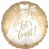 Lets toast folieballong