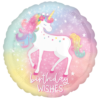 Enchanted Unicorn Birthday folieballong