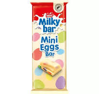 Milkybar mini egg bar 100g blocks