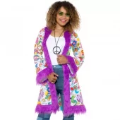 60s groovy hippie coat str.S/M