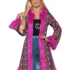60s psychedelic hippie coat str.S/M