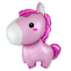 Baby horse pink folie 24"
