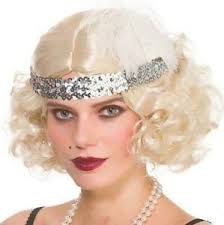 1920s flapper parykk blond
