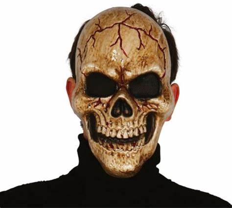 Dark skull maske hardplast