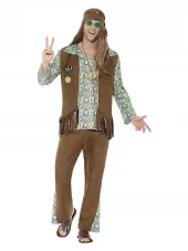 60s hippie costume str.M