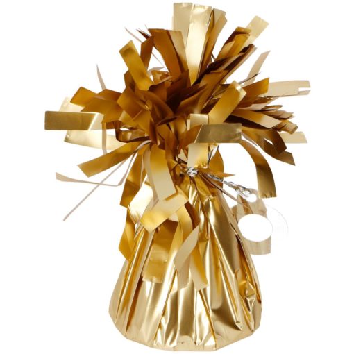 Ballongvekt tinsel satin starlight gold