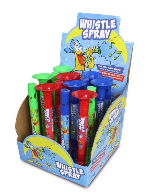 Funny candy whistle sspray