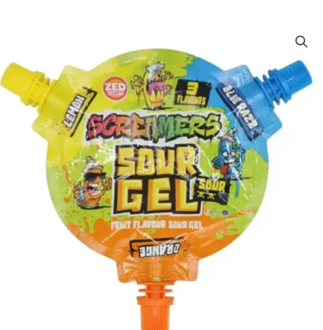 ZED CANDY SCREAMERS SOUR GEL 45g