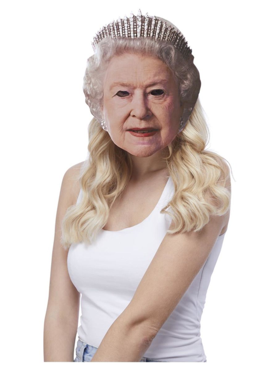 The queen printed mask pappmaske