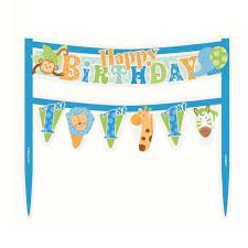 Cake banner 1st birthday boy