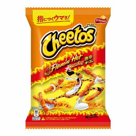 Cheetos crunchy flamin hot 65g (Japan import)