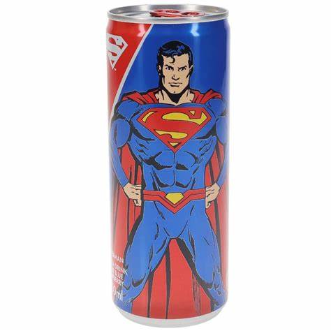 Superman sour blue raspberry drink 250 ml