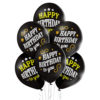 Happy birthday to you ballonger 6pk 30cm Ø