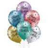 Happy birthday glossy ballonger 6pk 30cm Ø