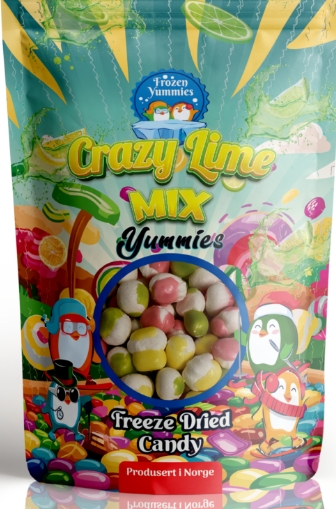 Freeze dried candy crazy lime mix 75g