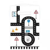 Traffikk godteposer i papir 8pk