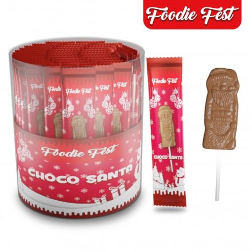 Foodie fest choko santa lollippop 15g