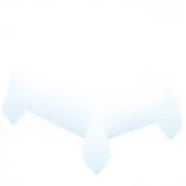 1st Birthday Blue Ombre Papir duk 120 x 180 cm