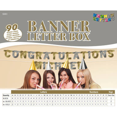 Banner letter box create your own