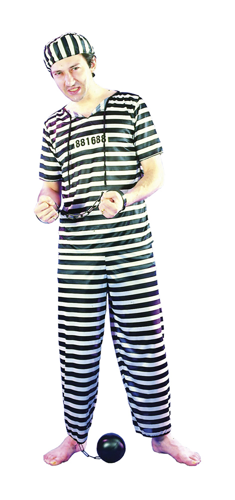 Prisoner fangedrakt (onesize voksen)