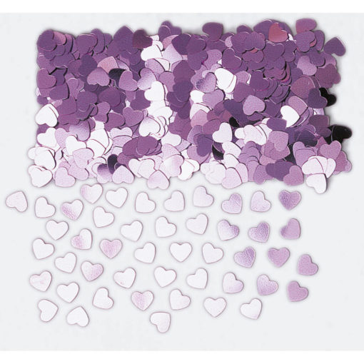 Bordkonfetti Sparkle Hearts light pink