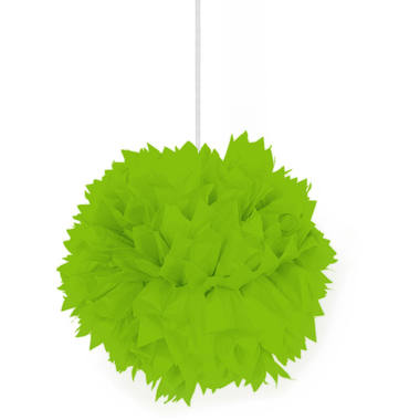 Pom-poms dekorball limegrønn 30 cm