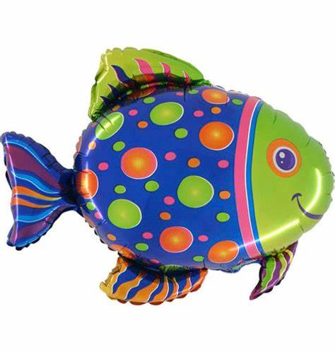 Folieballong tropisk fisk