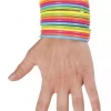 80s neon tynne armånd 18pk