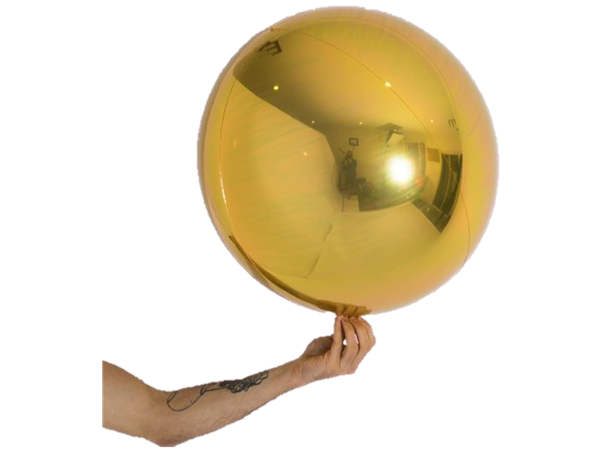 Speilballonger gull 50 cm