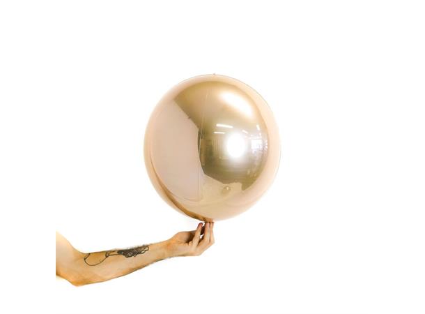 Speilballong rosegull 35 cm