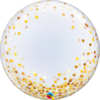 Deco bubble Gold Confetti Dots 61cm