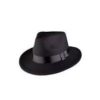 Swiftie fedora gangsterhatt svart