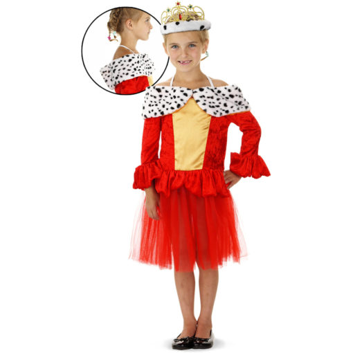 Dronning kostyme barn 3-5 år